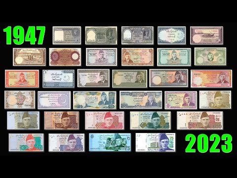 History of Pakistani Currency Notes from 1947 to 2023