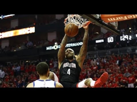 PJ Tucker vs Warriors (2018 WCF Game 2) - 22 Pts, 7 Rebs, 4 Ast, 8-9 FGM, 5-6 3PM, DOES IT ALL!