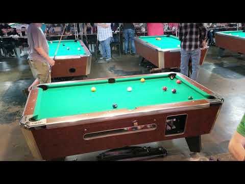 Larry Nicholson (SL7) VS Jared Lopez (SL6) 2019 APA 8 Ball Scooters Garland TX 5/18/2019 1st game