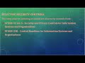SELECTION OF SECURITY CONTROLS/NIST 800-53 REV 5