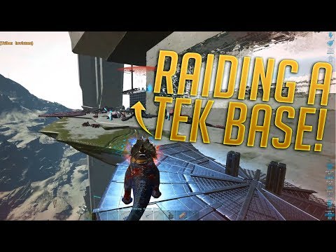 RAIDING A TEK BASE! [1/2] | Extinction Let's Play ep.8