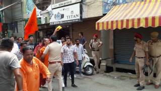 shiv sena v/s muslim in phagwara video