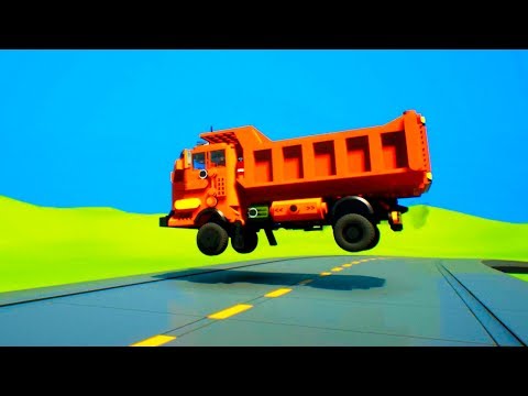 High Speed Lego Car Jumps #7 | Brick Rigs