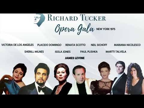 RICHARD TUCKER GALA 1975 - (NICOLESCO, SCOTTO, MILNES, DOMINGO, TALVELA) LEVINE - NEW YORK