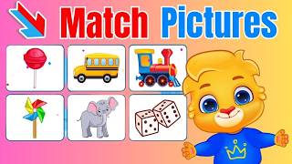 🔥Can You Match Animals, Colors & Vehicles? | Fun Counting Game for Toddlers | Kids Learning Video 🎨