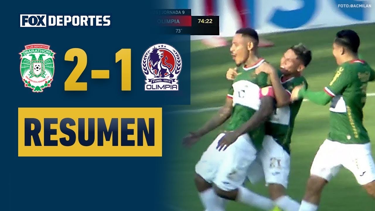 🦖💪 REMONTADA DEL 'MONSTRUO VERDE' | Marathón 2-1 Olimpia | HIGHLIGHTS | Liga de Honduras