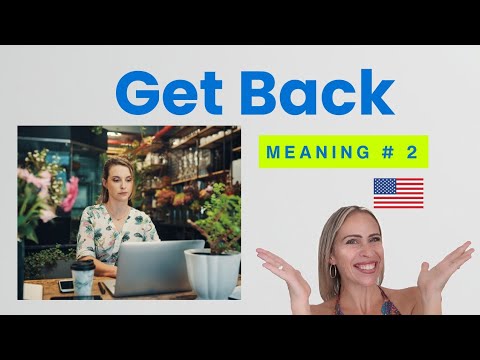「Get Back」的第二種意思：稍後回應 🇺🇸 | 美國人最常用的動詞片語！ (“Get Back” Meaning #2: Respond Later 🇺🇸 | Phrasal Verbs Americans Use)