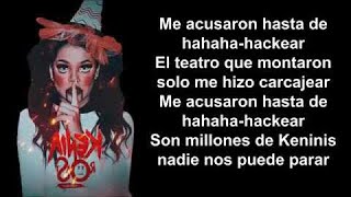 ROAST YOURSELF CHALLENGE | KENIA OS (Letra/Lyrics)