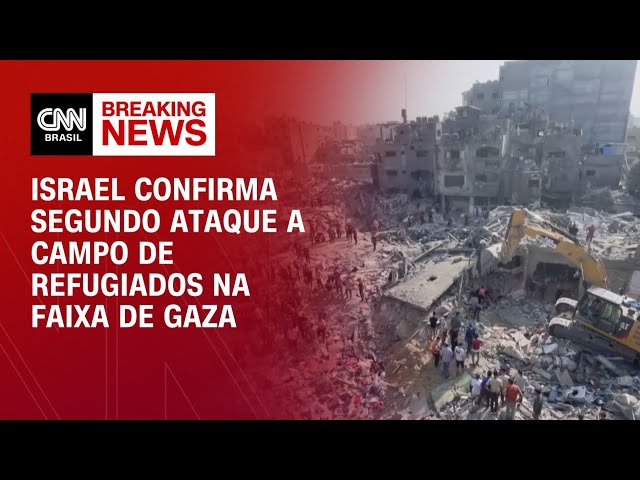 Israel confirma segundo ataque a campo de refugiados na Faixa de Gaza |  BASTIDORES CNN