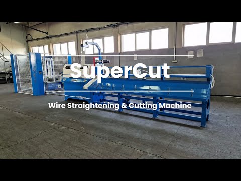 Industrial Steel Wire Straightening and Cutting Machine SuperCut - Mashtronics