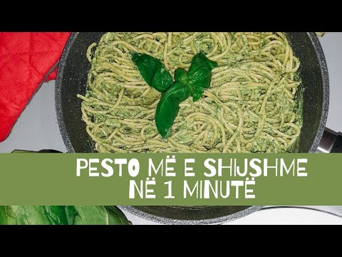 Homemade | Pesto e shijshme ne vetem 1 minute