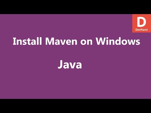 Apache Maven Install on Windows