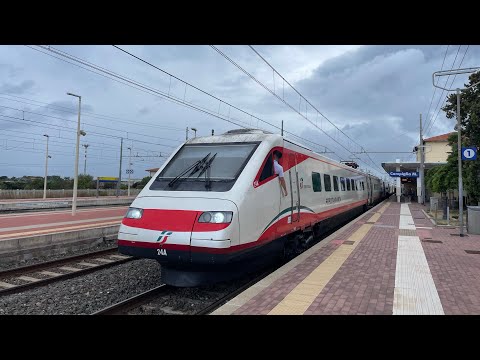FB 8619 in partenza dalla stazione di Campiglia Marittima!!