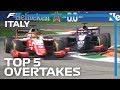 Top 5 Formula 2 Overtakes | 2019 Italian Grand Prix