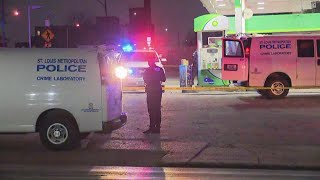 Shooting at gas station on Chouteau Avenue leaves 1 injured