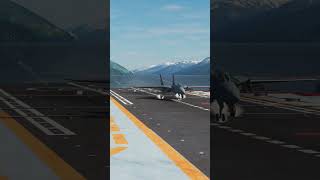 ロシア空母に着艦するアメリカ海軍F-14艦上戦闘機【DCSWorld】