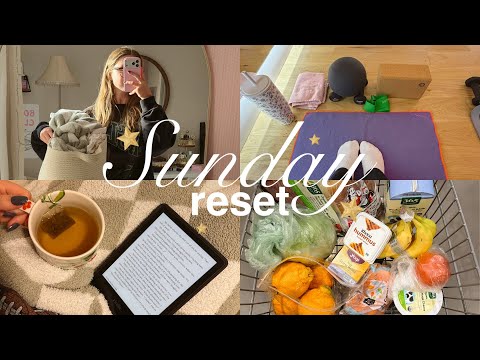 THE ULTIMATE SUNDAY RESET VLOG 🌟🧺🧘‍♀️ mixing coziness & relaxation with prepping for the week ahead