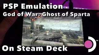 Steam Deck: God of War Ghost of Sparta [PSP Emulation] (4k60; Off-Screen)