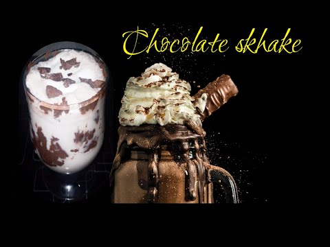 Chocolate shake - chocolate milkshake - chocolate shake recipe