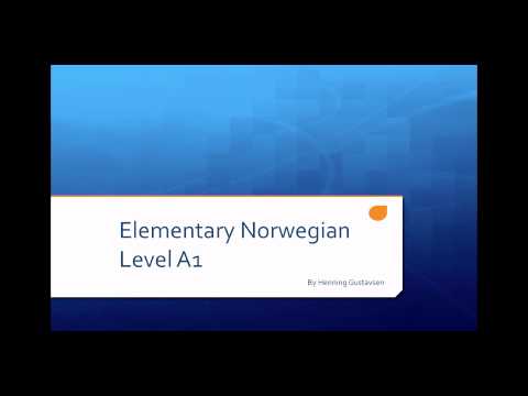 Basic Norwegian