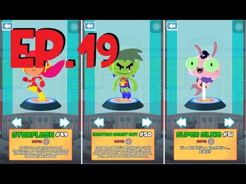 Teeny Titans - A Teen Titans Go! - FIGURE 49,50,51 - STARFLASH/MARTIAN BEAST BOY/SUPER SILKIE - EP19