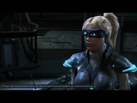 StarCraft II, Nova Covert Ops mission, part 1 in 4K, Cinematic - Awakening