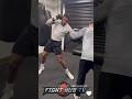 Anthony Joshua SMASHES pads for Otto Wallin; TRAINS with Ben Davison!