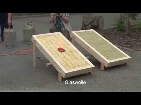 OttHaus Brandversuch mit Dämmmaterialien - Erstaunliche Erkenntnisse