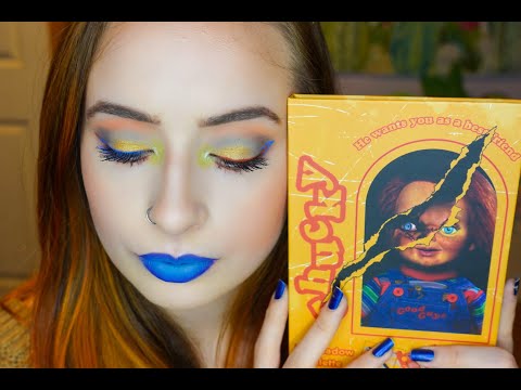 Hot Topic Chucky Palette with bold blue lip