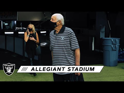 Touring Allegiant Stadium Brings Back Memories for Fred Biletnikoff | Las Vegas Raiders