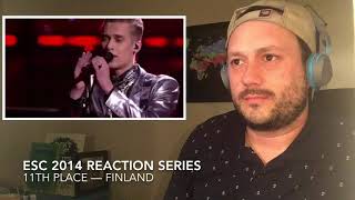 ESC 2014 Reactions -11th Place-  FINLAND!