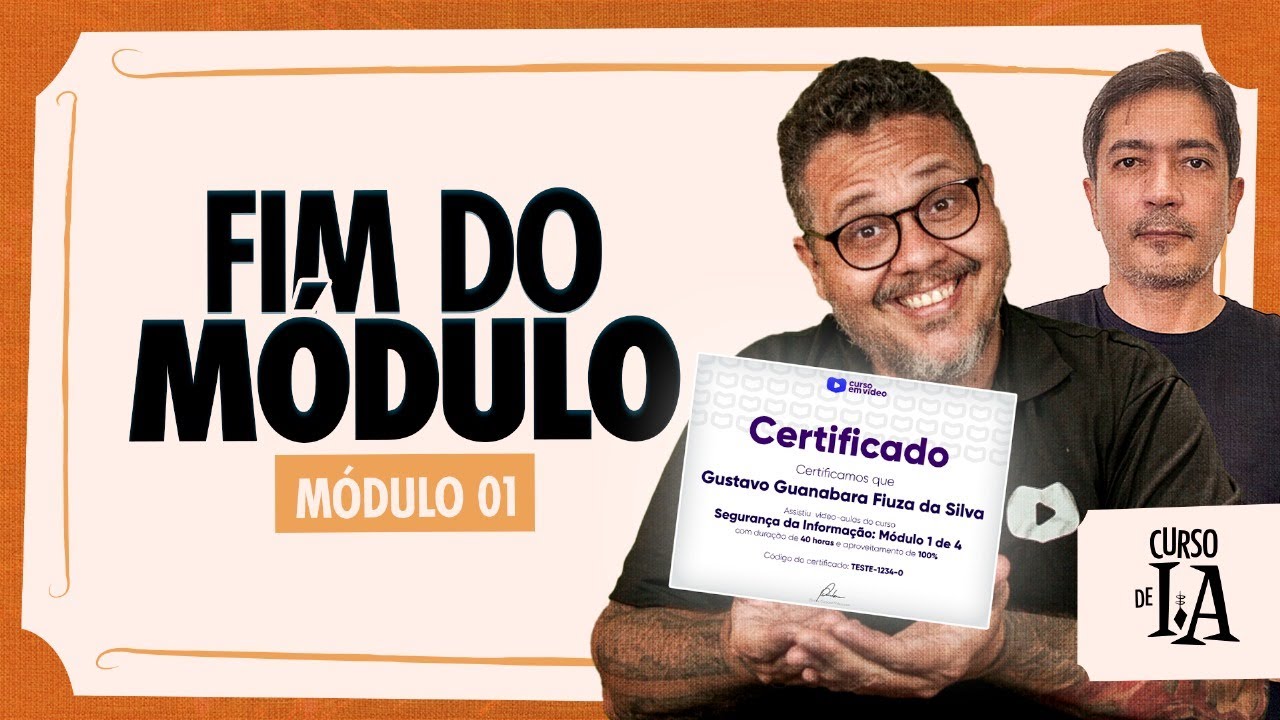 Encerramento Módulo 01: Certificado e Próximos Passos - @CursoemVideo Inteligência Artificial