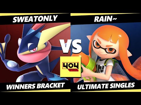 4o4 Weekly Smash 18 - SweatOnly (Greninja) Vs. Rain~ (Inkling) Smash Ultimate - SSBU