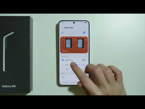 Samsung Galaxy S25: How to Turn ON/OFF Camera Watermark