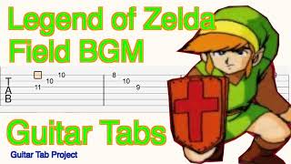 The Legend of Zelda main theme Guitar Tutorial Tabs