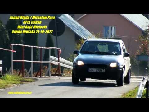 Zenon Bigda / Mirosław Para - OPEL CORSA - Mini Rajd Mielecki - Gmina Niwiska 21-10-2012