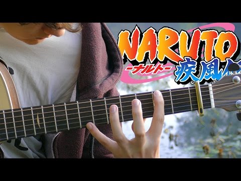 Naruto Shippuden Opening 18 - LINE - Fingerstyle Guitar Cover ナルト- 疾風伝
