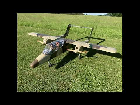 OV10 Bronco Hangar 9 -  Baubericht Teil 6 (Fertigstellung & Flug/Absturz)