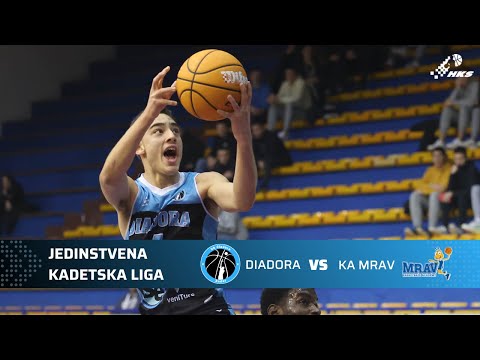 KK Diadora - KA Mrav | Jedinstvena kadetska liga | 1. kolo