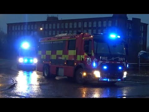 [STORM] Ashton's Technical Response Unit Turnout - Greater Manchester Fire And Rescue Service