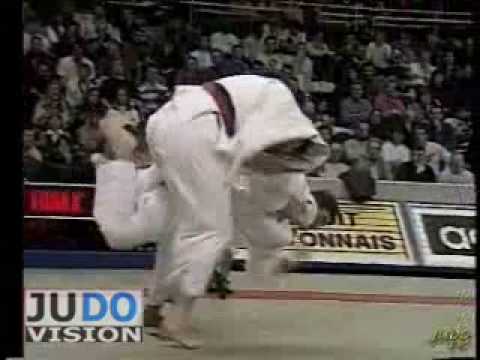 JUDO 1996 Tournois de Paris: Laurent Crost (FRA) - Rafal Kubacki (POL)