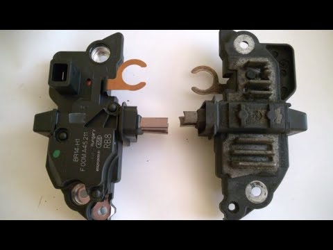 Volvo S60 V70 Alternator Regulator failure and brushes wear old/new 2001-2009