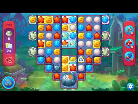Fishdom 7180 Hard Level - 13 moves - NO BooSTERS