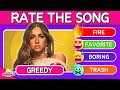RATE THE SONG 2023 2024 TikTok Hits Tier List Music Quiz