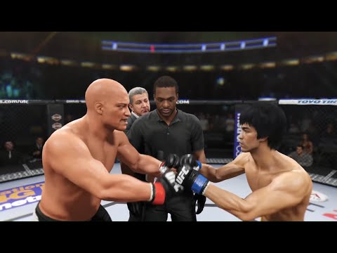 Morpheus vs. Bruce Lee (EA sports UFC 2) - Rematch - Crazy UFC 👊🤪