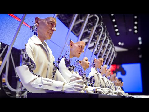 Human Robot Mass Production Process with New 3D Printer Factory in Korea