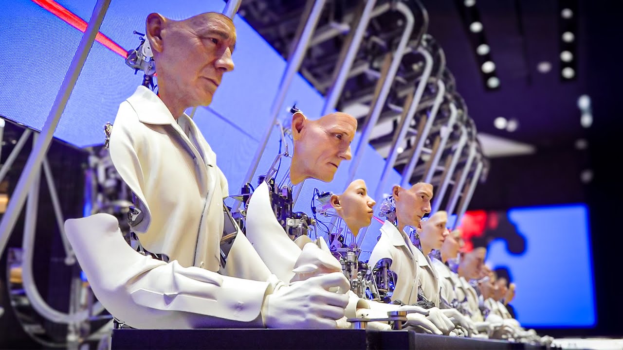 Human Robot Mass Production Process with New 3D Printer Factory in Korea