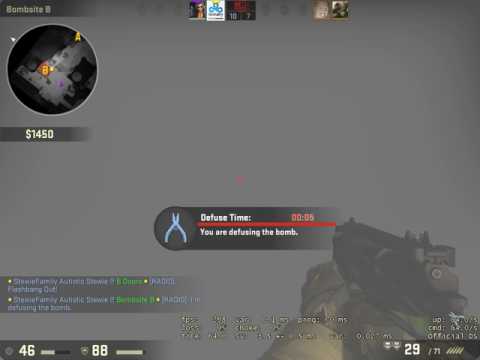 Ninja defuse Dust2 CSGO