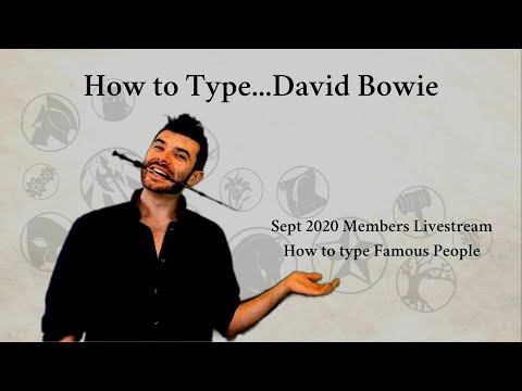 How to type...David Bowie | Typing Famous People | CS Joseph