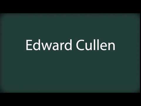 How to pronounce Edward Cullen